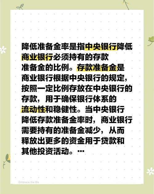 提高与降低法定存款准备金率，对商业银行有何影响？