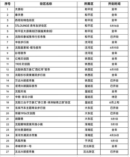 11月24日沈阳认定6个夜经济示范（特色）街区，市级已达18个