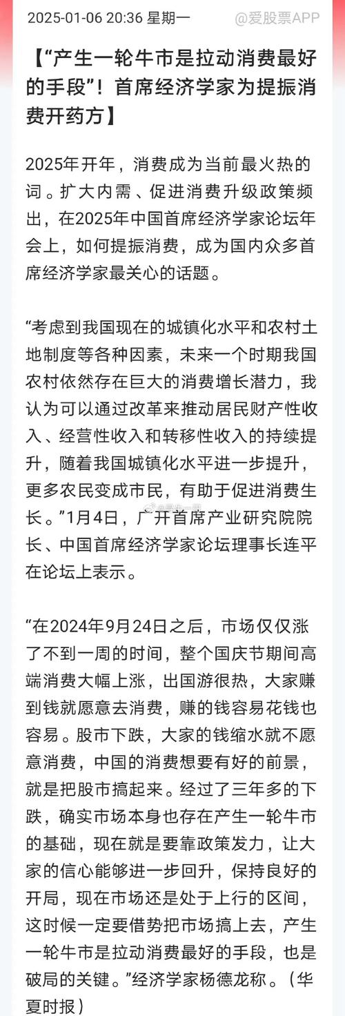 连平谈国内政策促消费稳定经济增长，增加财产性收入或成关键？