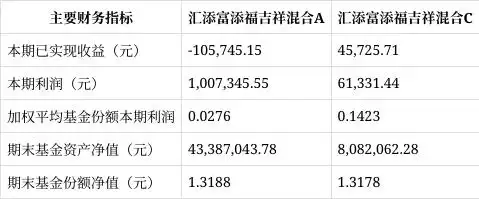 2025年二季度汇添富添福吉祥混合基金季报解读，两类份额表现分化