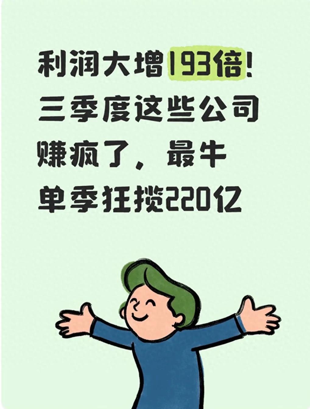 三季度财报揭秘：利润暴涨193倍，这些公司每天净赚2.4亿！普通人如何抓住风口？