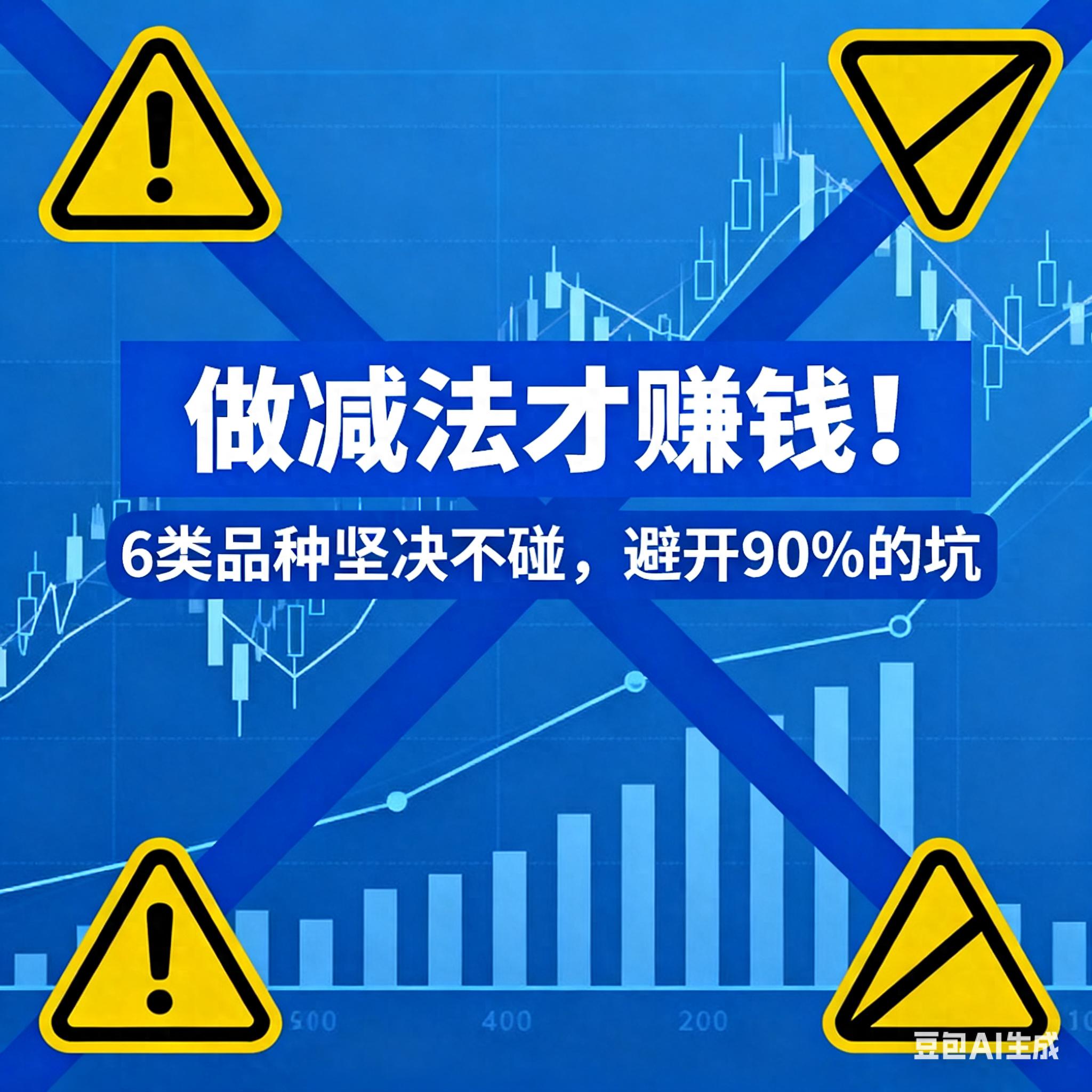 期货赚钱靠减法：坚决不碰这6类高风险品种，避开90%亏损陷阱