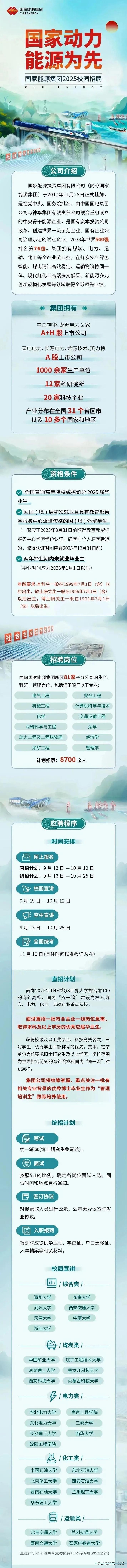 国电集团人事任命_国家能源集团2025届高校毕业生招聘_国家能源集团春季招聘条件